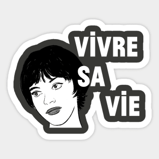 Vivre Sa Vie Sticker